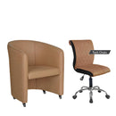 Gulfstream GS9057-02+ ChiQ 2 Quilted Chair and Gs9020+ Tech Stool