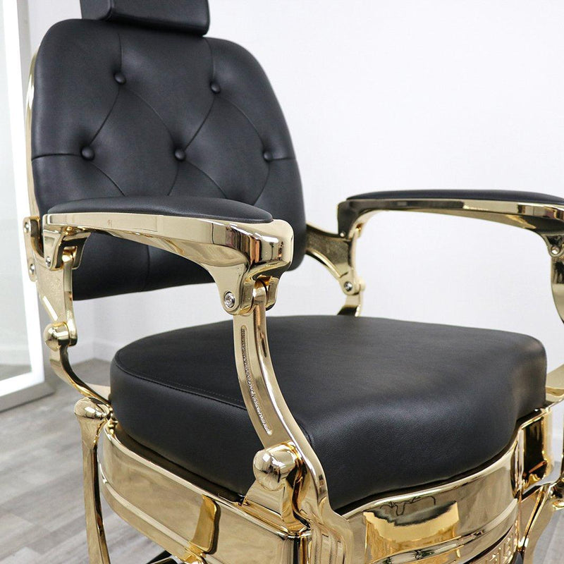 Knockout Gold Barber Chair